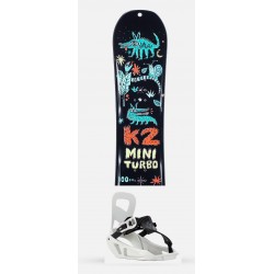 K2 Mini Turbo SET dětský snowboard + vázání "S" 2020/21