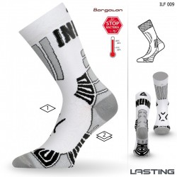 Inline ponožka Lasting šedo-bílá