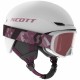 Set lyžařská helma + brýle Scott Keeper pink 2022